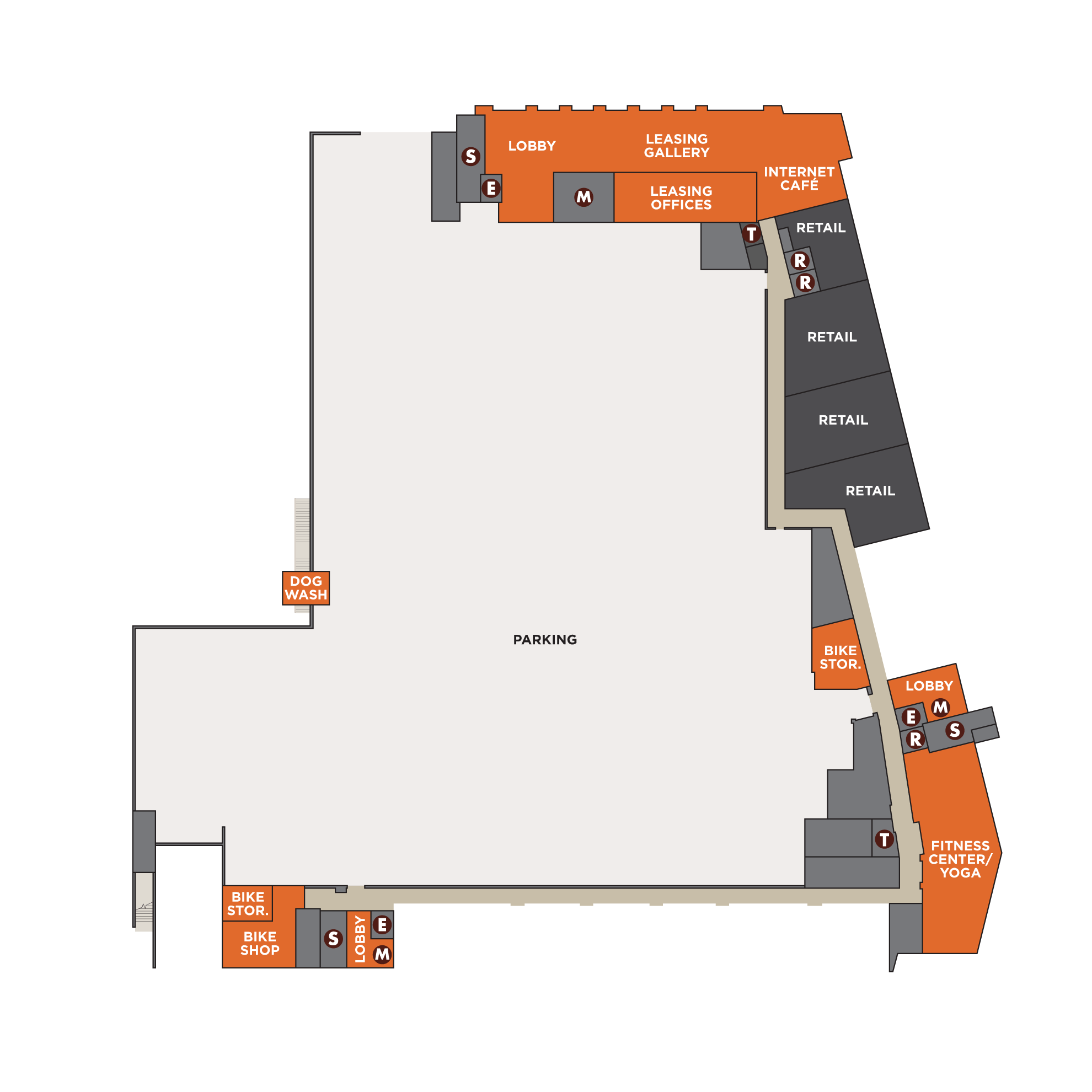 Siteplan Level 1 Base