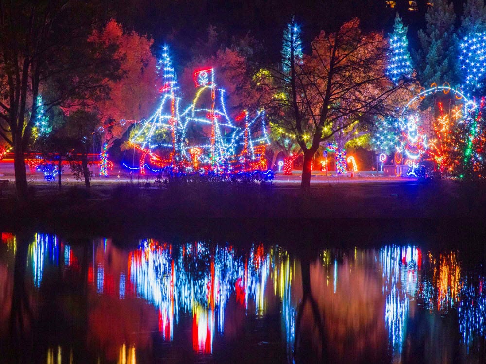 Fantasy of Lights Vasona Lake Park The Pierce